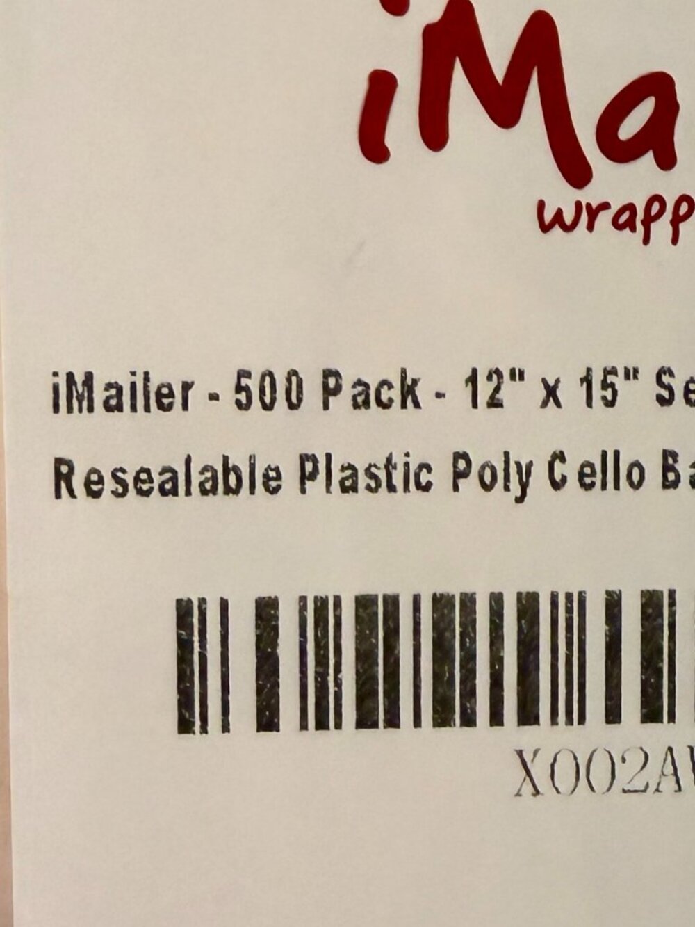 500 Pack Self Seal Clear Cellophane Bags 12" x 15" Resealable Bags For Clothing - Picture 2 of 7